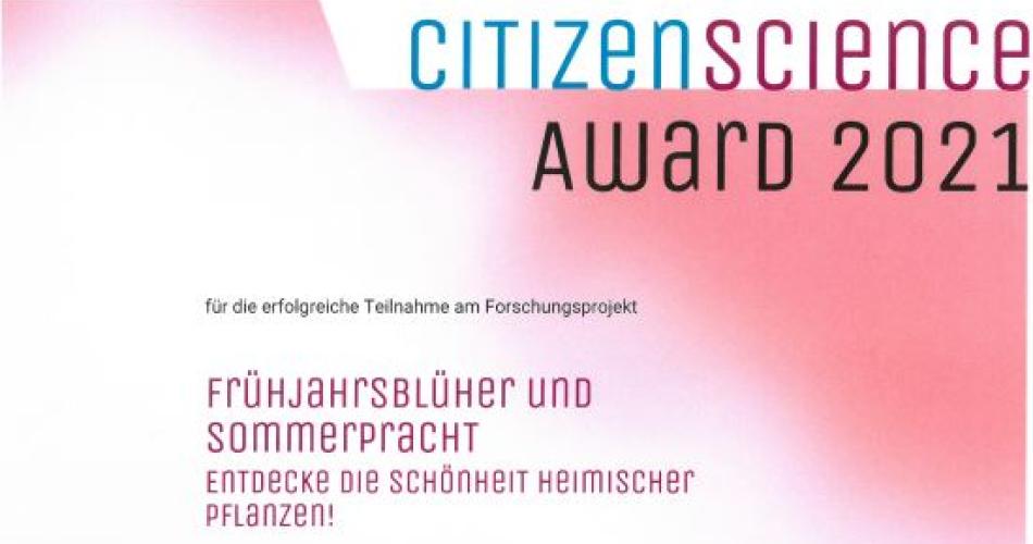 Citizen Science Award