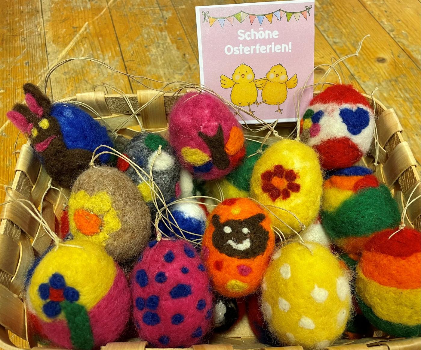 gefilzte Ostereier