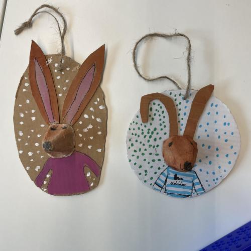 Osterhasenbastelei