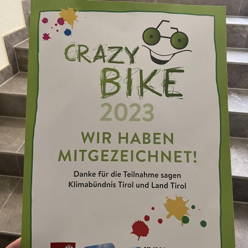 Urkunde Crazy bike
