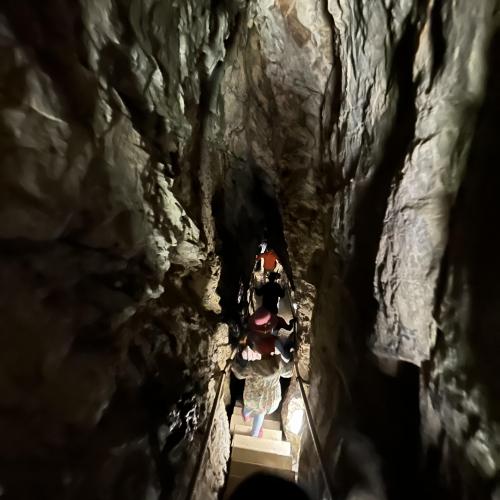 Tunnelgang in der Burg