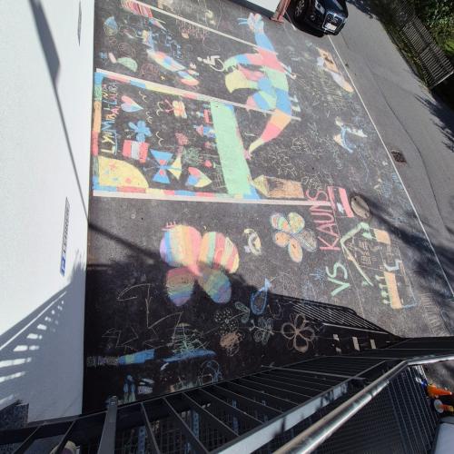 Mobilitätstag - Straßenkreidebild 