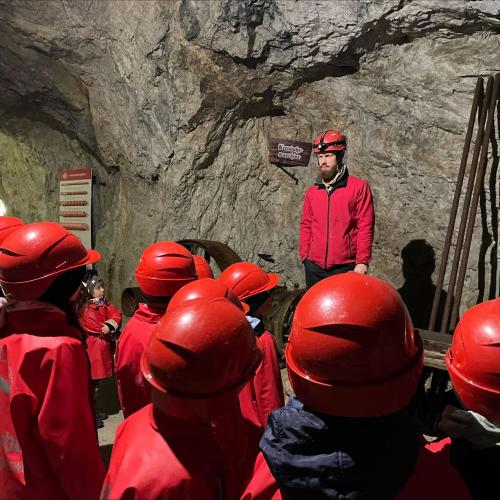 Gruppenfoto Silberbergwerk