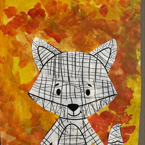 Kinderzeichnung Fuchs 