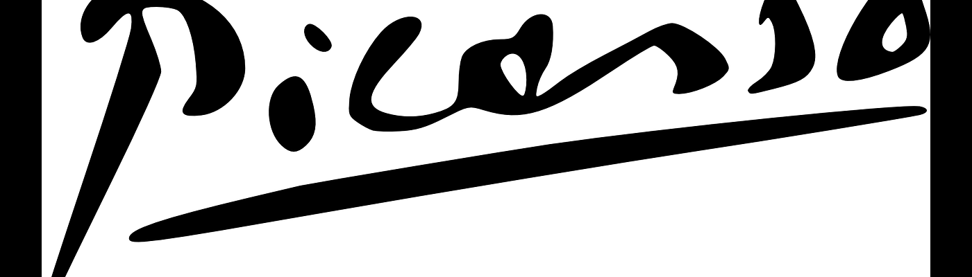 Picasso Schriftzug