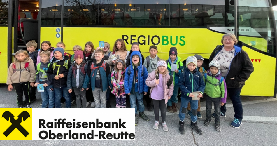 Gruppenfoto Bus Raiffeisen 