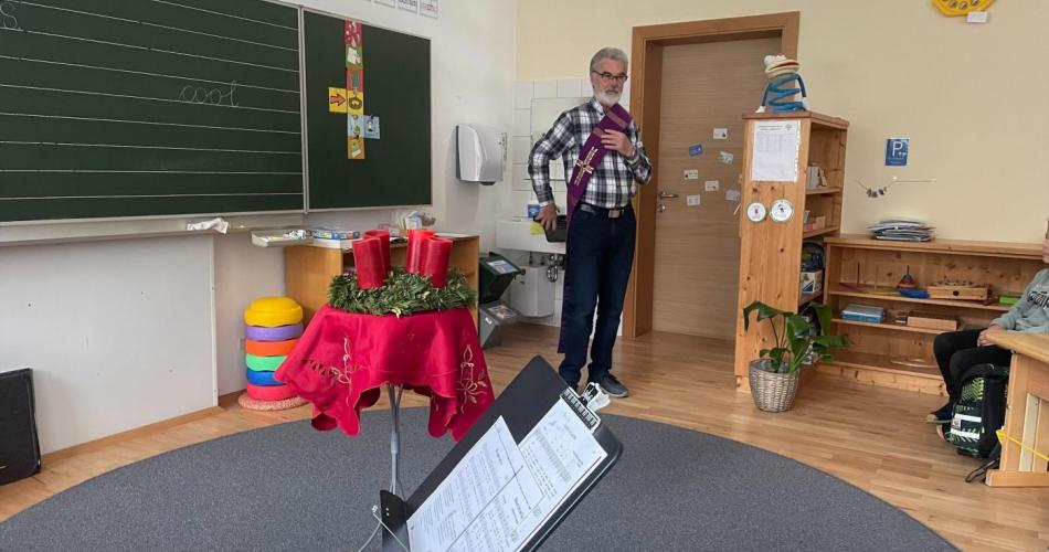 Adventkranzsegnung
