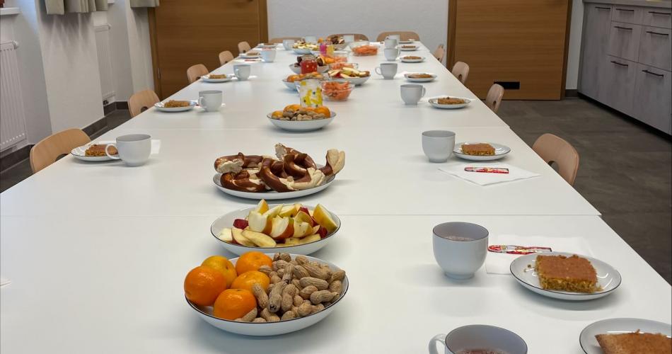 gedeckter Tisch - Nikolaustisch