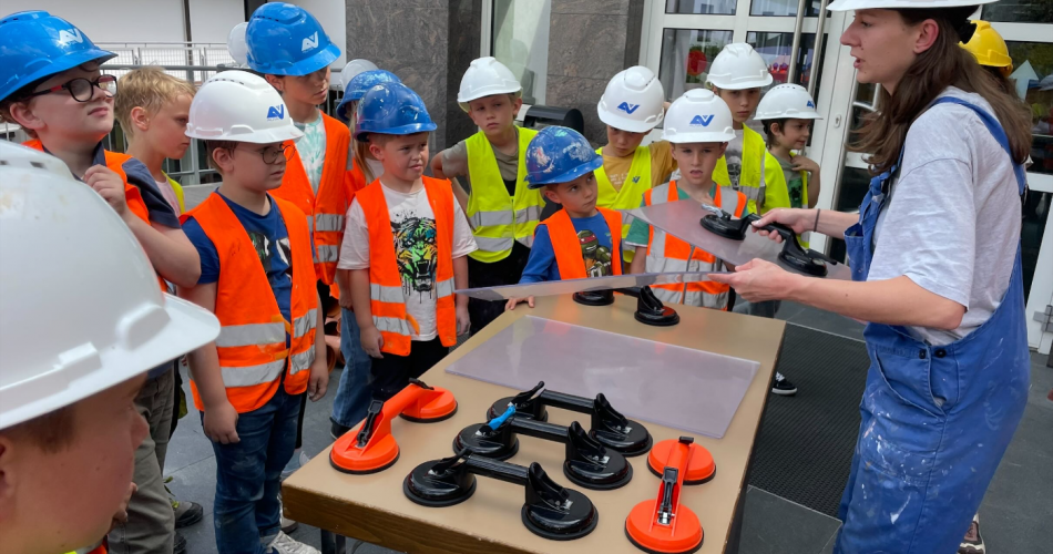 Gruppenfoto Glaserstation