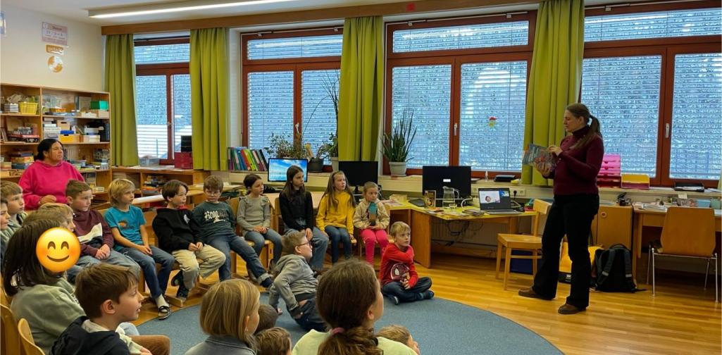 Gruppenfoto Lesung Kapitän Grimmbart