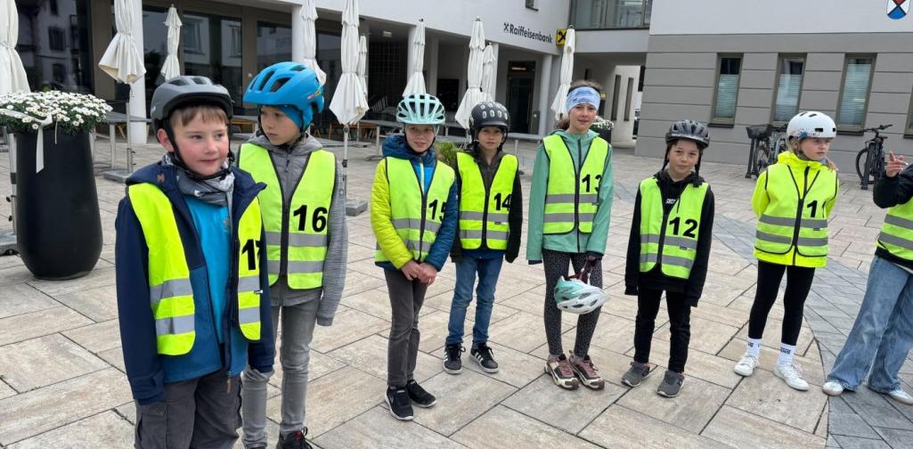 Gruppenfoto Radfahrprüfung